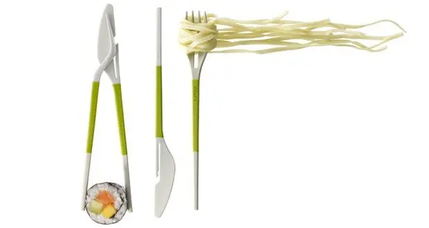 Twin One: bacchette cinesi trasformabili - Design Miss