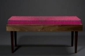 Pencil Bench: 1600 matite rosa diventano una seduta di design